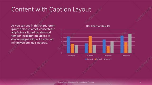 Content with Caption presentation slide layout