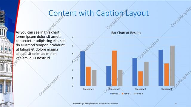 Content with Caption presentation slide layout