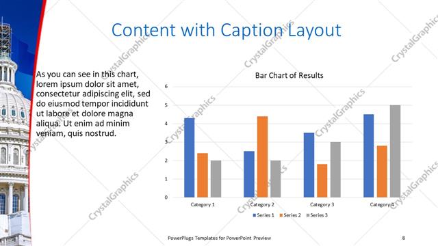 Content with Caption presentation slide layout