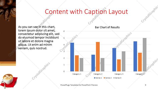 Content with Caption presentation slide layout