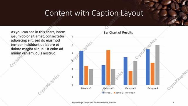 Content with Caption presentation slide layout