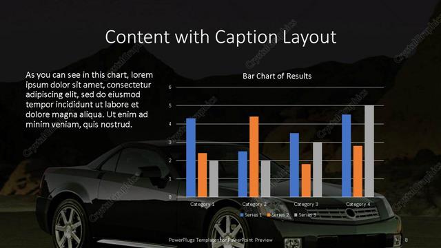 Content with Caption presentation slide layout