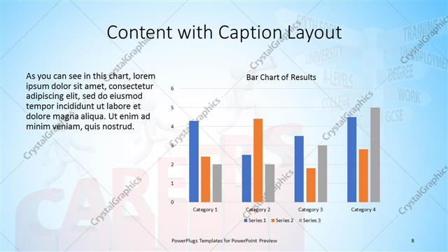Content with Caption presentation slide layout