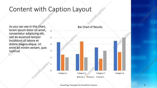 Content with Caption presentation slide layout