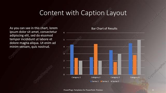 Content with Caption presentation slide layout
