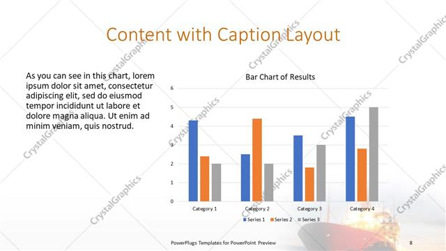 Content with Caption presentation slide layout