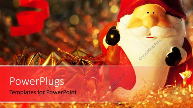  Presentation with cartoon - A cartoon with celebration stuff in the background