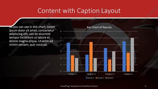 Content with Caption presentation slide layout