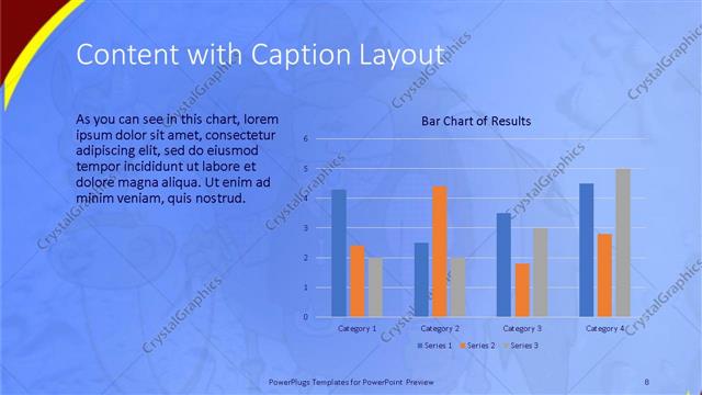 Content with Caption presentation slide layout
