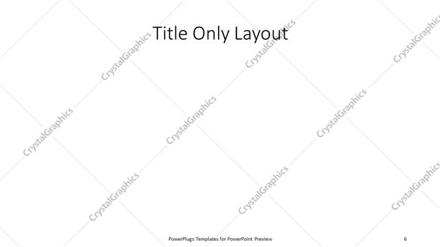 Title Only presentation slide layout