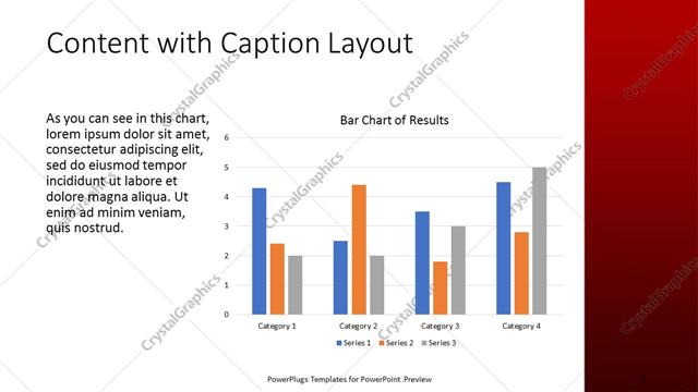 Content with Caption presentation slide layout
