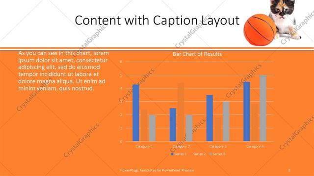 Content with Caption presentation slide layout