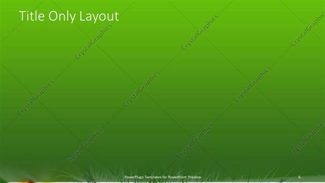 Title Only presentation slide layout