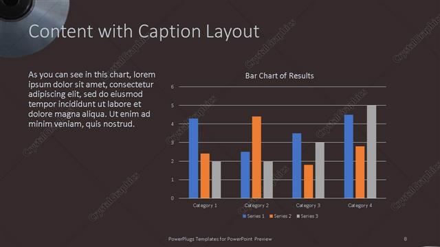 Content with Caption presentation slide layout