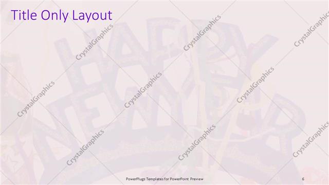 Title Only presentation slide layout