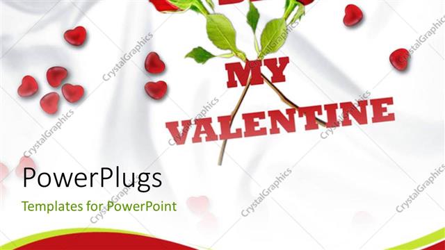  Presentation with valentine - The celebration of happy new year with roses