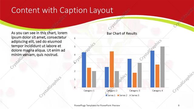 Content with Caption presentation slide layout
