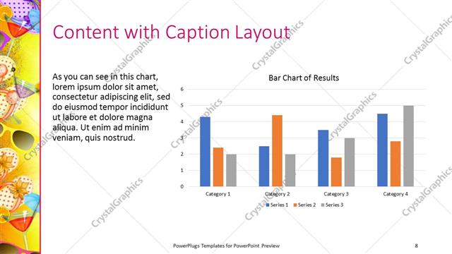 Content with Caption presentation slide layout