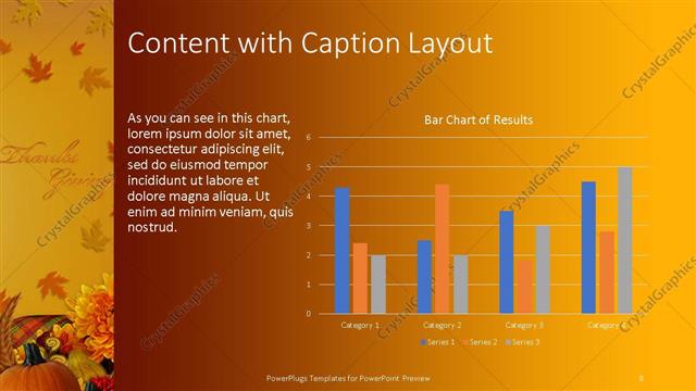 Content with Caption presentation slide layout