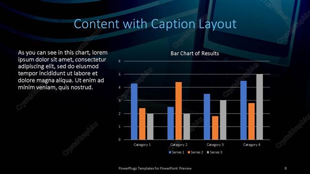 Content with Caption presentation slide layout