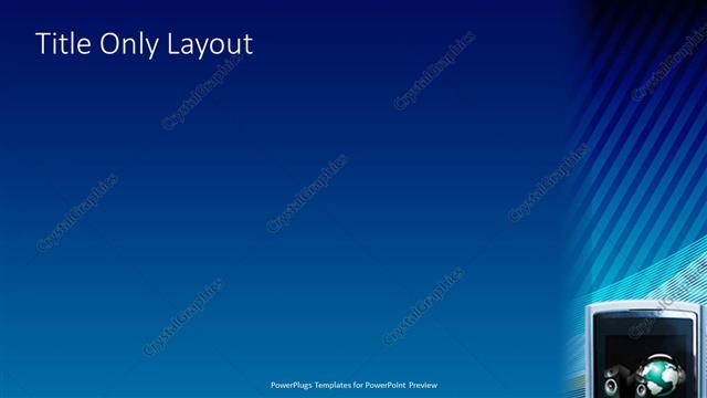 Title Only presentation slide layout