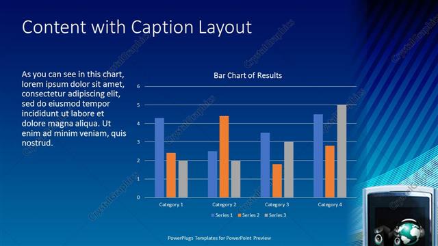 Content with Caption presentation slide layout