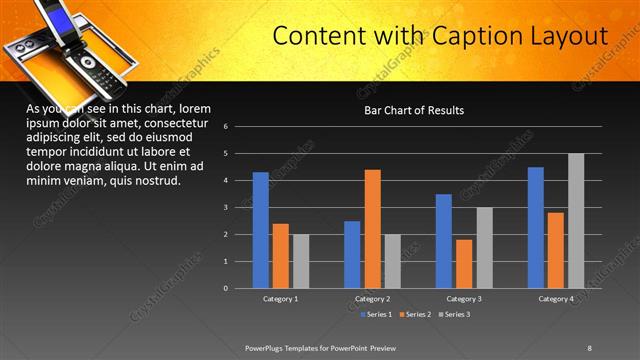 Content with Caption presentation slide layout