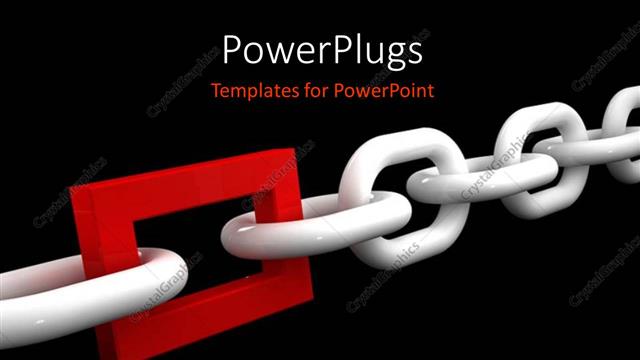  Presentation with different - A chain with an addition of a rectangle