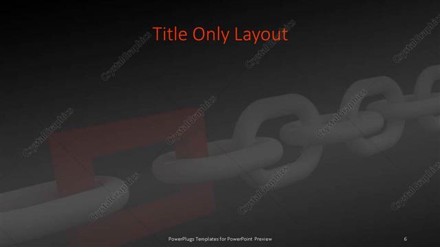 Title Only presentation slide layout