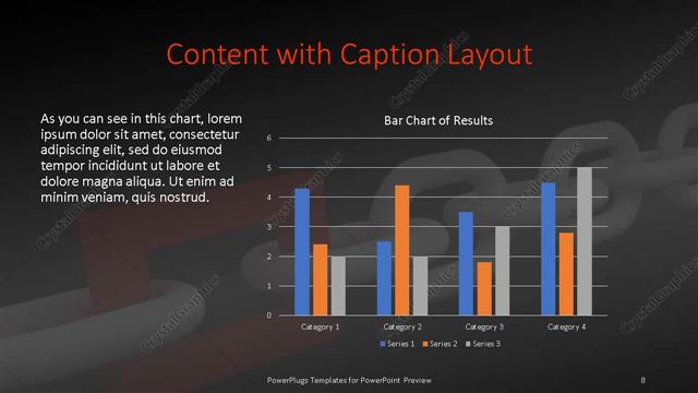 Content with Caption presentation slide layout