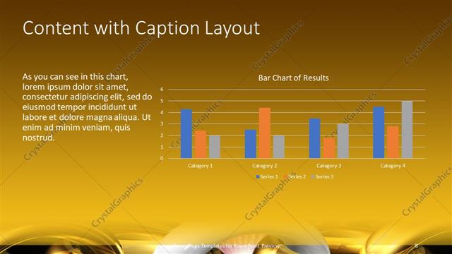 Content with Caption presentation slide layout