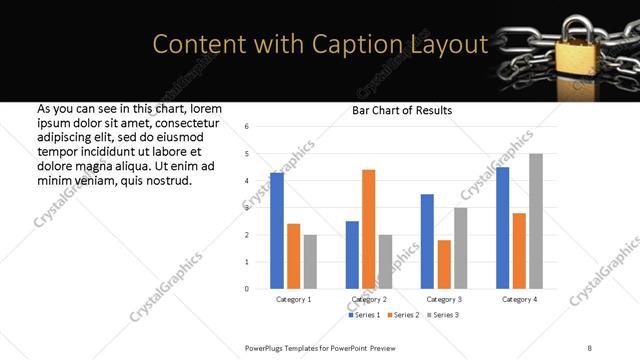 Content with Caption presentation slide layout