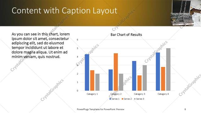 Content with Caption presentation slide layout