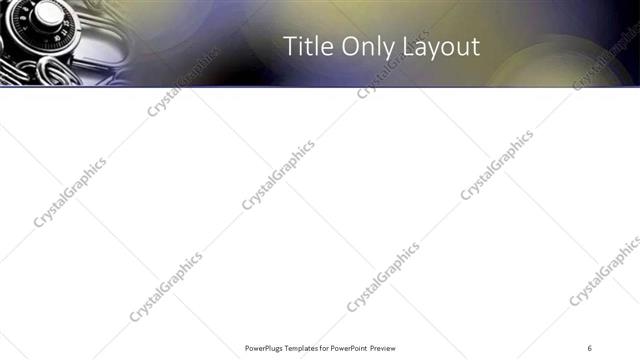 Title Only presentation slide layout