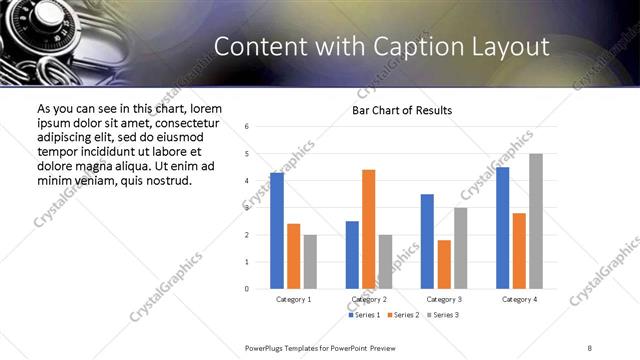 Content with Caption presentation slide layout