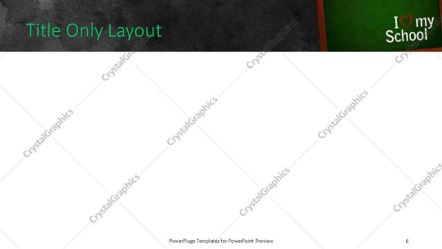 Title Only presentation slide layout