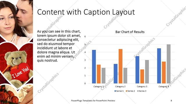 Content with Caption presentation slide layout