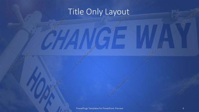 Title Only presentation slide layout