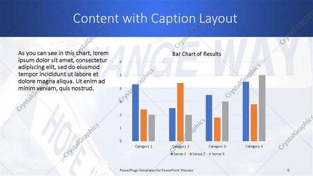 Content with Caption presentation slide layout