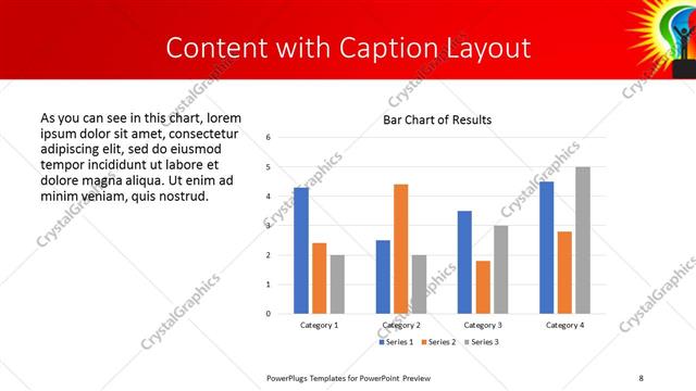 Content with Caption presentation slide layout