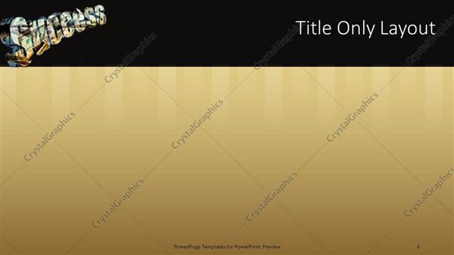 Title Only presentation slide layout