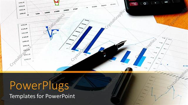  Presentation with files - Chart and graph files with a pen and calculator