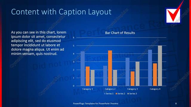 Content with Caption presentation slide layout