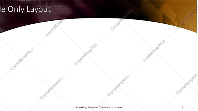 Title Only presentation slide layout