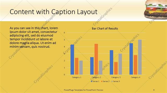 Content with Caption presentation slide layout