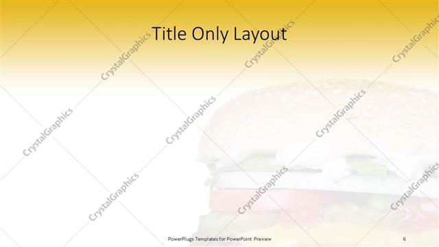Title Only presentation slide layout