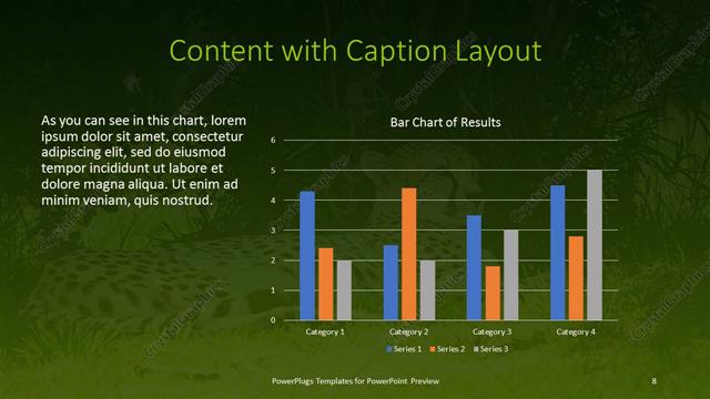 Content with Caption presentation slide layout