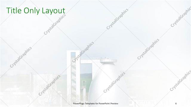 Title Only presentation slide layout