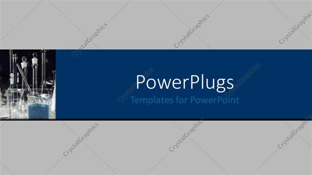  Presentation with science - A chemistry lab with grayish background