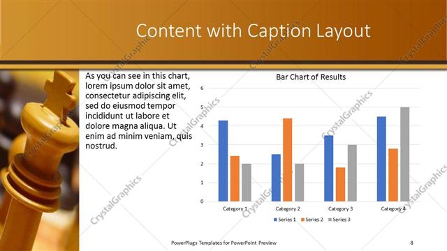 Content with Caption presentation slide layout